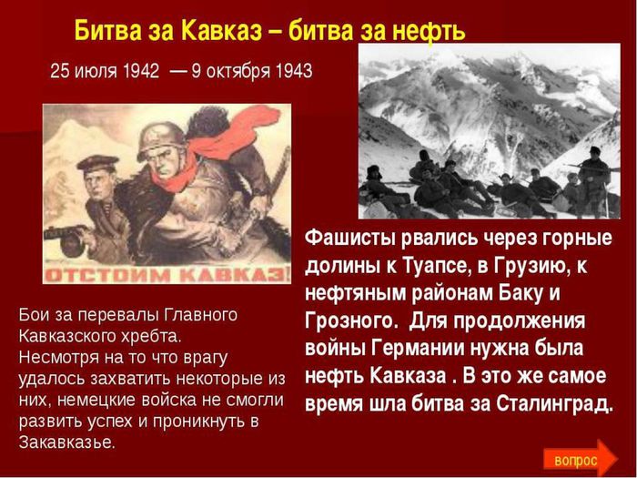 Битва за Кавказ Туапсе